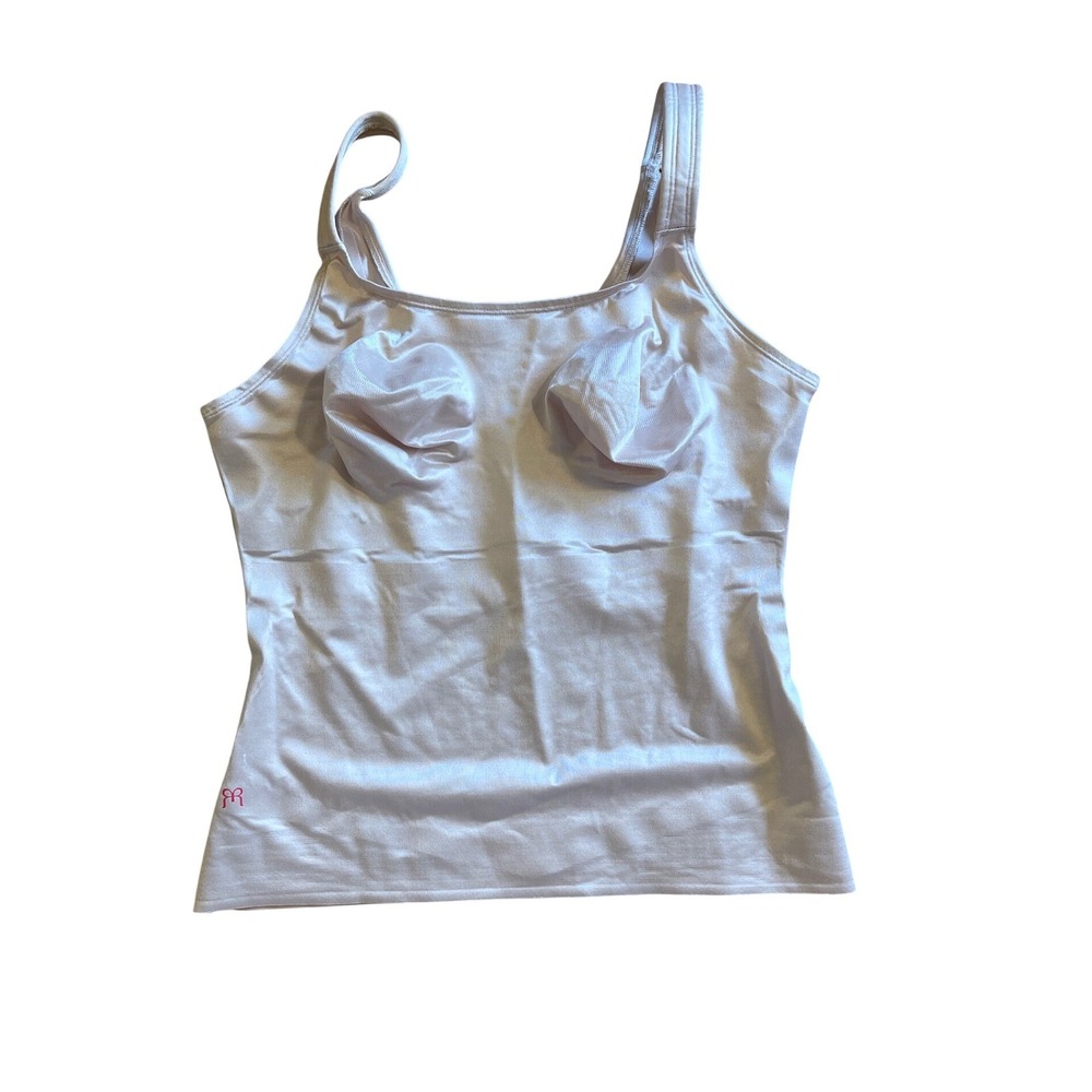Ruby Ribbon Shapewear Seamless Tank Top Cami Pale Pink Blush Style 4042 Size 38